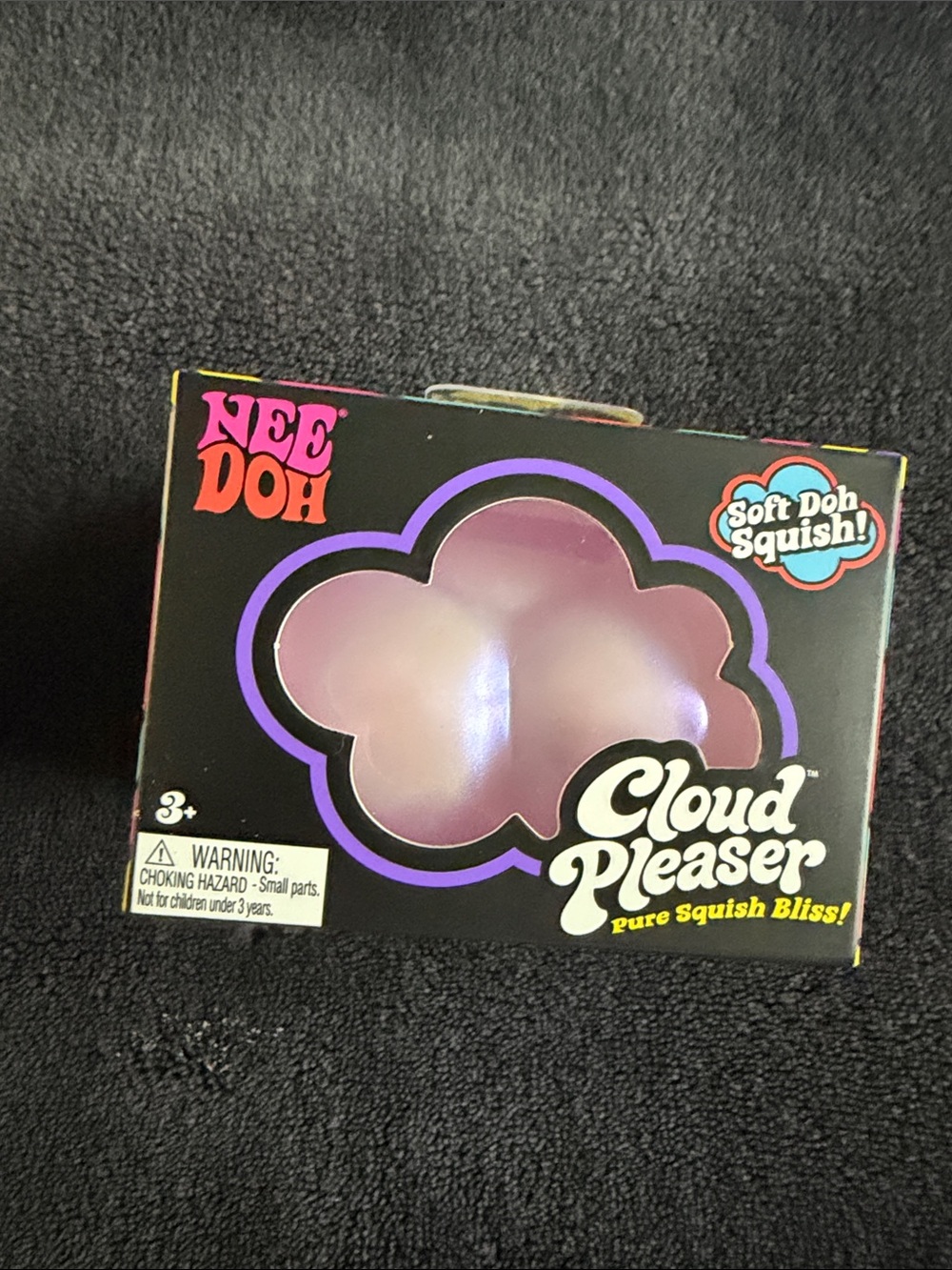 Needoh Cloud Pleaser Soft Squish Toy - light pink NWT IOP